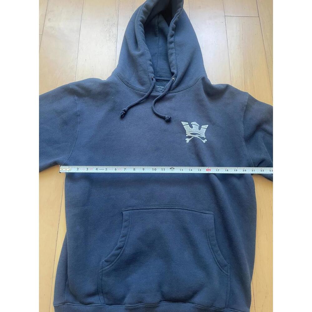 Supra x Paul Otvos Hoodie Black Medium Skull Grim Reaper Graphic Pullover - Picture 6 of 6